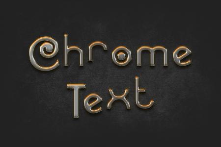 Create a Crisp Chrome Text Effect