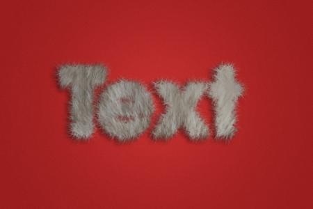 Fur text effect generator