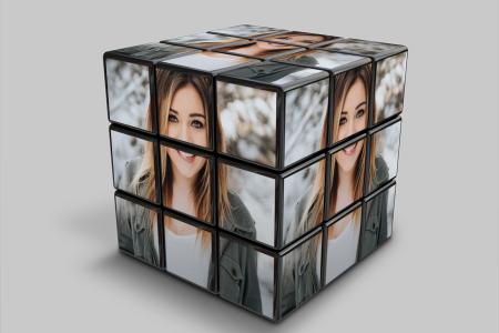Rubik's cube photo frame online