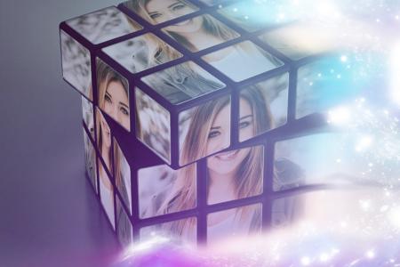 Print your photo to the galaxy rubik cube