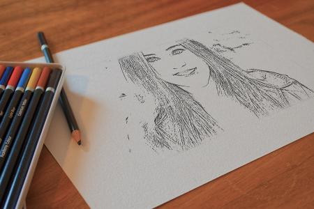 Sketch your picture on paper