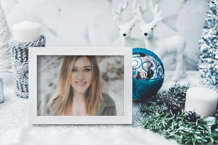 ‎Winter merry Xmas photo frames online