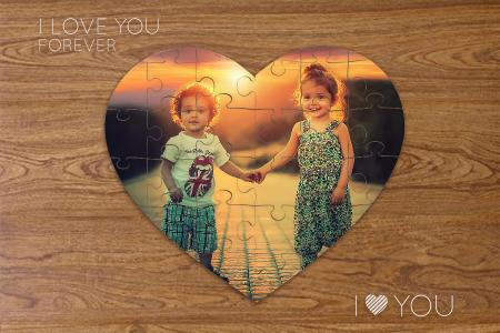 Love heart collage photo frame online