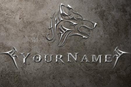 Create A Wolf Metal Text Effect