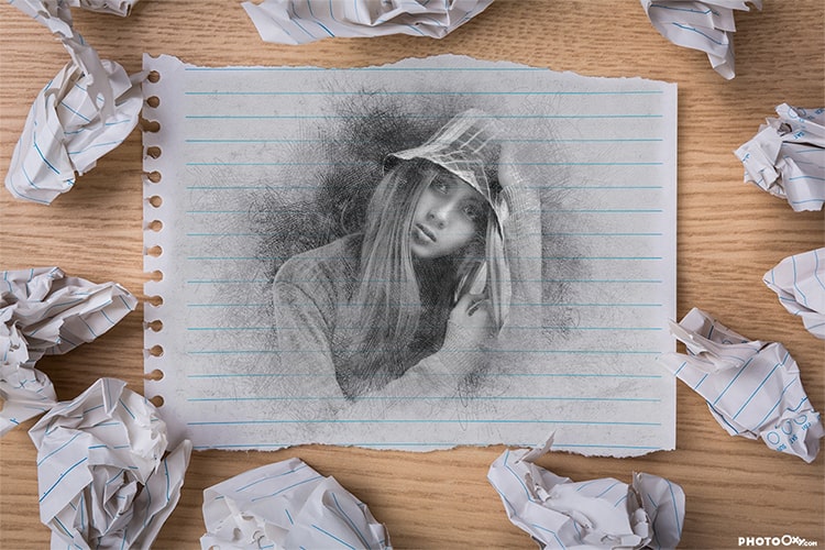 Create pencil sketch effect with your photo online